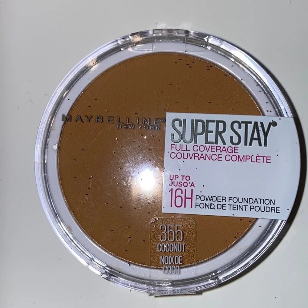Maybelline super stay full coverage powder foundation 355 coconut  New